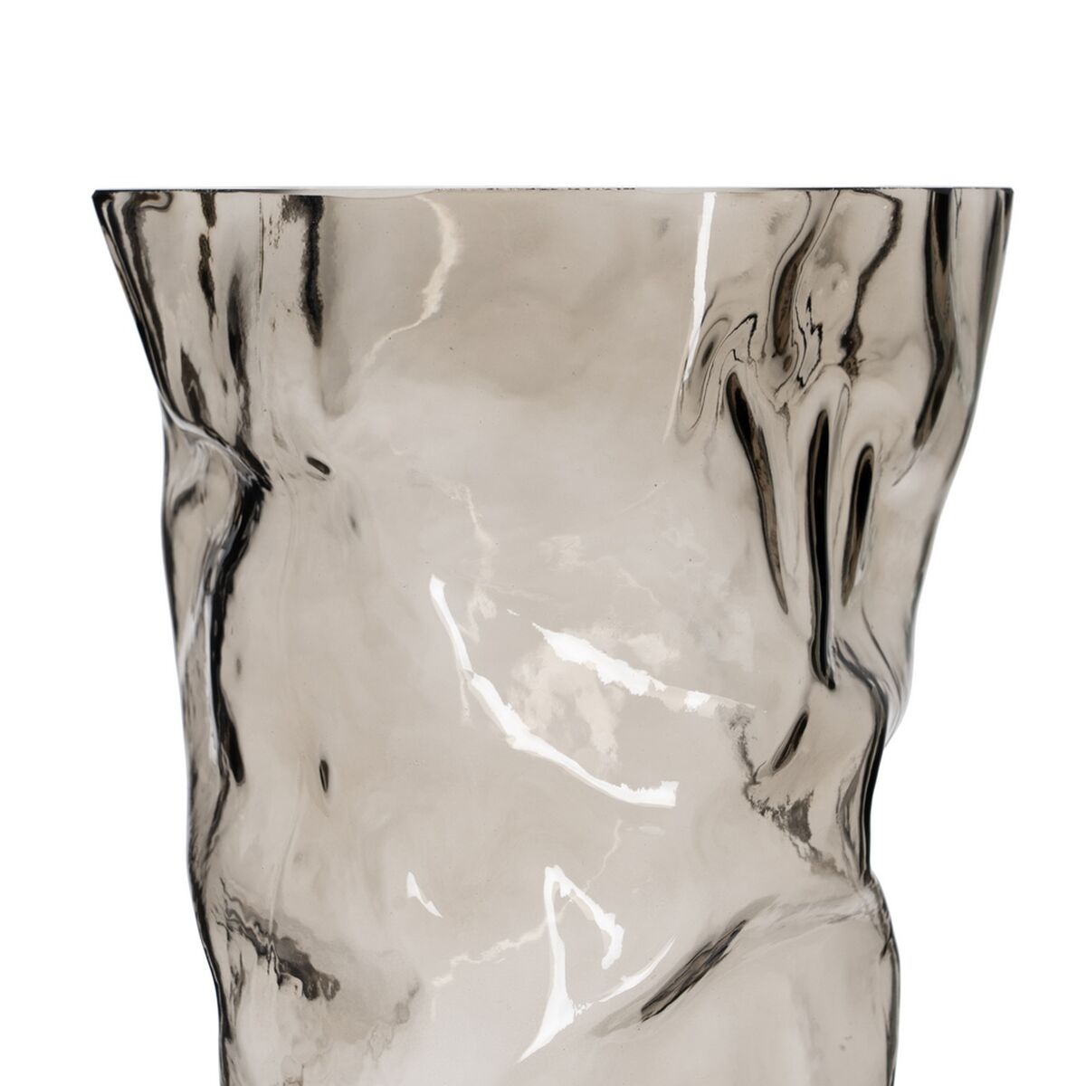 Vaso Grigio Cristallo 19 x 17 x 38,5 cm